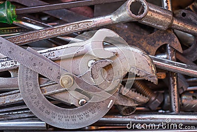 Tools mechanic Stock Photo