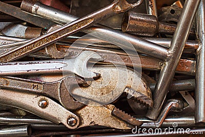 Tools mechanic Stock Photo