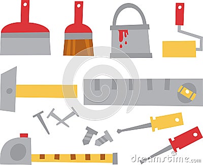 Tools for repair Vector Illustration