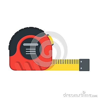 Tools for repair tape measure Vector Illustration