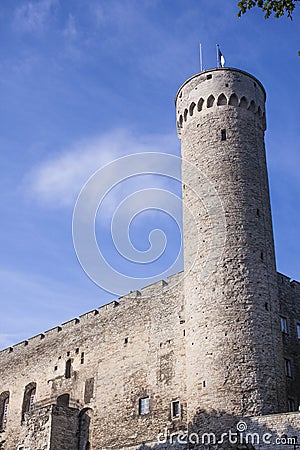 Toompea castle tower estonia Stock Photo