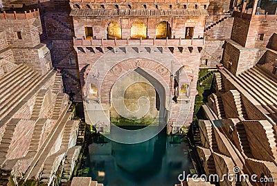 Toor ji Stepwell Stock Photo