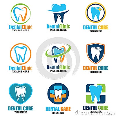 Tooth for dentistry / stomatologist / dental clinic logo Vector Illustration