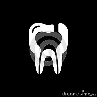 Tooth diseases periodontitis icon. vector illustration Vector Illustration