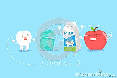 Tooth health concept Vector Illustration