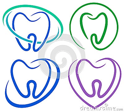 Tooth icons Vector Illustration