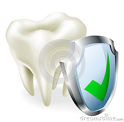 Tooth protection concept Vector Illustration