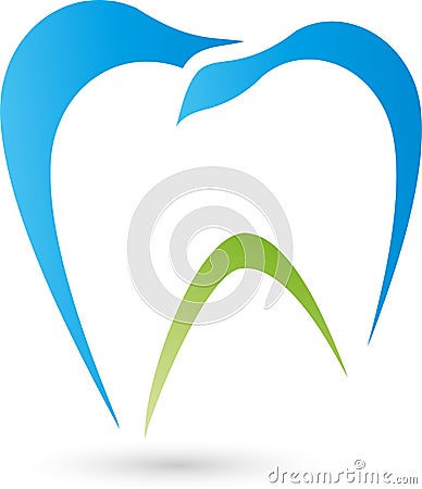 Tooth, tooth and dentist logo Stock Photo