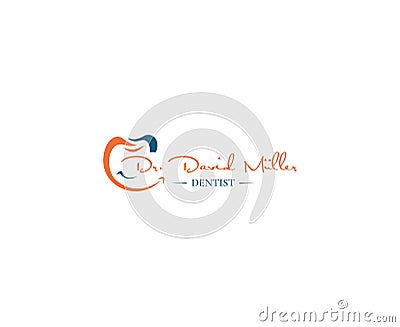 Tooth vector logo template for dentistry or dental clinic and health particle Vector Illustration