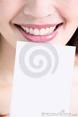 Tooth whiten concept Stock Photo