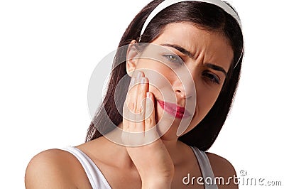 Toothache - Pain Stock Photo