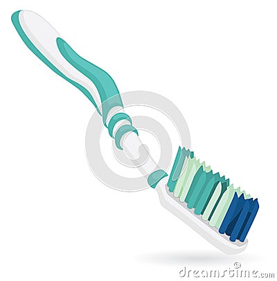 Toothbrush Vector Illustration