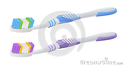 Toothbrush Vector Illustration