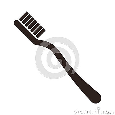 Toothbrush icon - illustration Vector Illustration