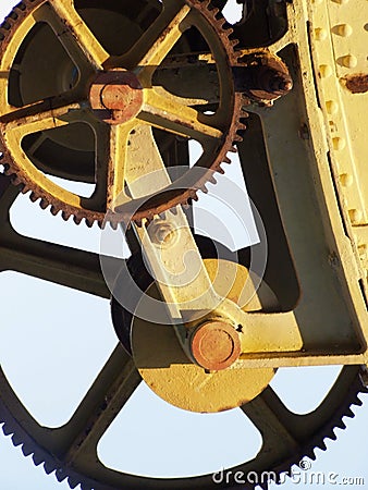 Toothed wheels Stock Photo