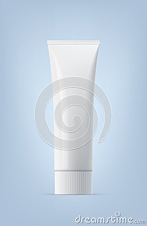 Toothpaste tube Vector Illustration