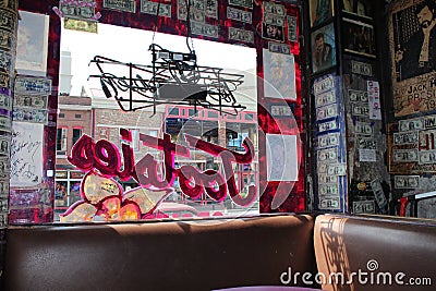 Tootsies bar in Nashville, Tennessee, USA Editorial Stock Photo