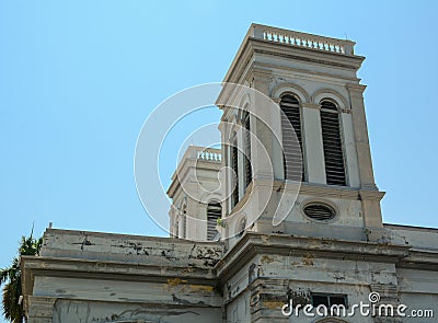 Top of the church in George Town, Malaysia Stock Photo