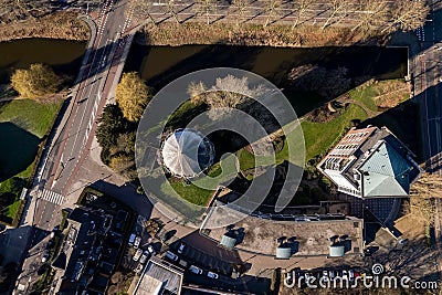 Architectural detail Dutch historic engineering cityscape Stock Photo