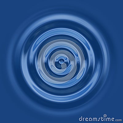 Top down water ripple Vector Illustration