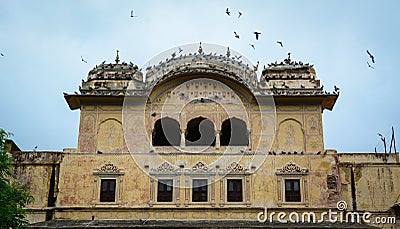 Top of Jaipur Palace in Jaipur, India Editorial Stock Photo