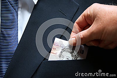 Top Pocket Editorial Stock Photo