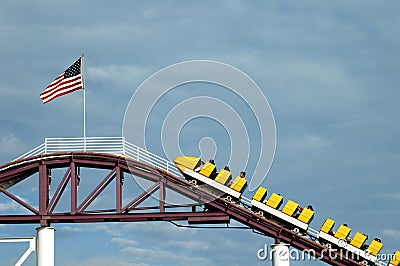 top rollercoaster flag