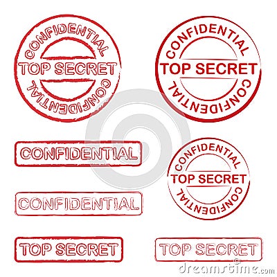 Top secret Vector Illustration