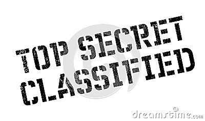 Top Secret Classified rubber stamp Stock Photo