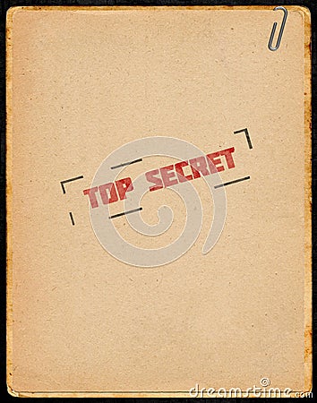 Top secret documents Stock Photo