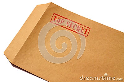 Top secret envelope A Stock Photo