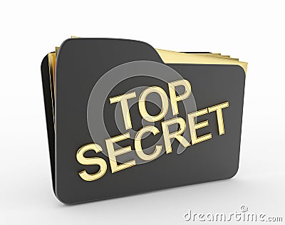 Top secret file icon Stock Photo