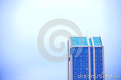 Top of a tall building Stock Photo