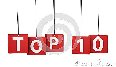 Top Ten Tags Cartoon Illustration