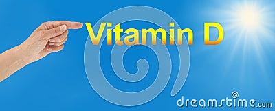 Top up your Vitamin D with sunshine Stock Photo