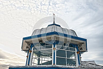 Victorian Turreted Building in Llandudno, North Wales Stock Photo