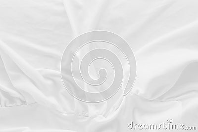 Top view Abstract White cloth background Stock Photo