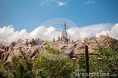 Top view of Be Our Guest restaurant in Magic KIngdom 164 Editorial Stock Photo