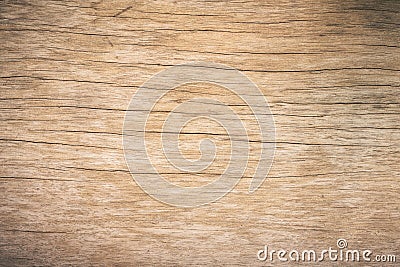 Top view brown wood with crack, Old grunge dark textured wooden background,The surface of the old brown wood texture Stock Photo