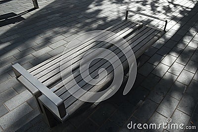 Top view chair in park, newzealand Stock Photo