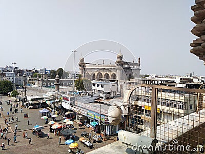 Top view from charminar Editorial Stock Photo