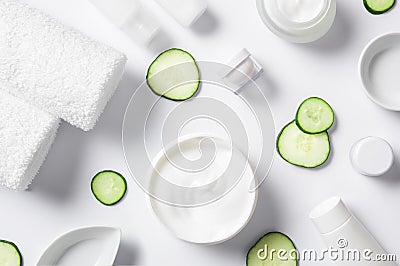 Cosmetic products Stock Photo