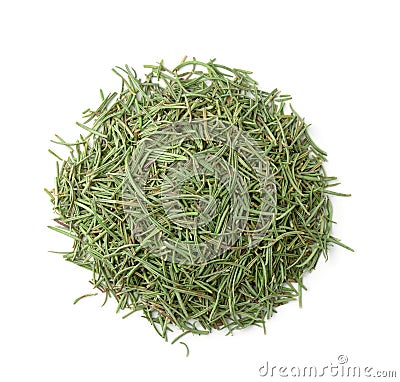 Top view of dried rosemary Stock Photo