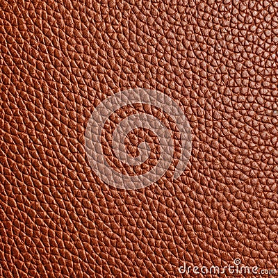 top view of a flat brown leather texture Stock Photo