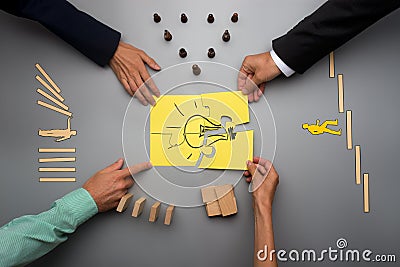 Business vision and start up concept Stock Photo