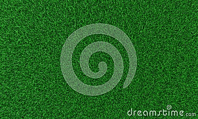 Top view Fresh green lawns for background, backdrop or wallpaper. Plains and grasses of various sizes are neat and tidy. The lawn Stock Photo