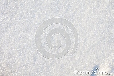 Texture of snow Stock Photo