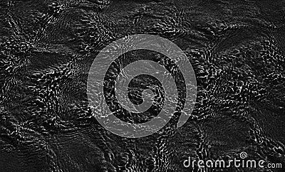Top view grayscale of calm ocean waves Stock Photo