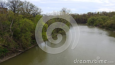 Aerial view of Humber river Stock Photo