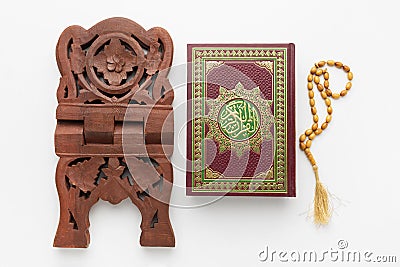 top view islamic new year concept. High quality photo Stock Photo